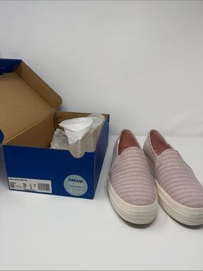 Keds Blue Logo Shoe Box with Dream Foam Badge
